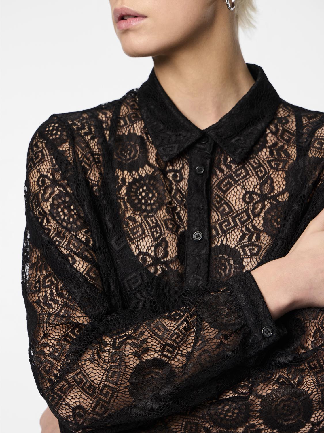 PCOLLINE Shirts - Black